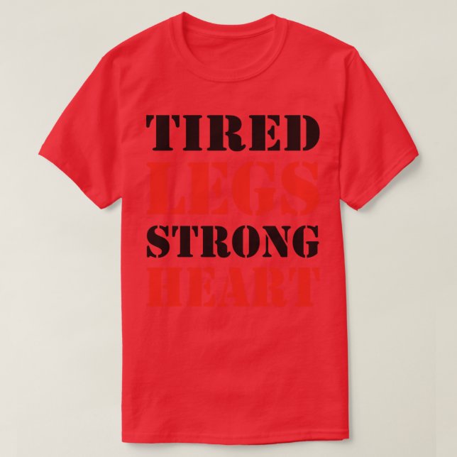Köra Spirit Hoodie Tired Ben Strong Heart Moti T Shirt (Design framsida)