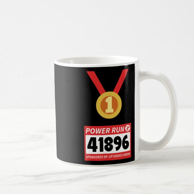 Köra Springer Halva Marathon Halloween Costume 1 Kaffemugg (Höger)