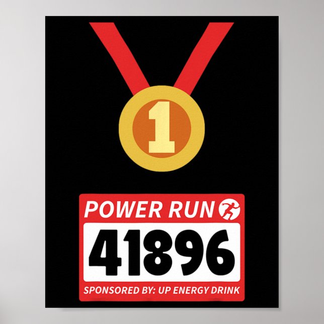 Köra Springer Halva Marathon Halloween Costume 1 Poster (Framsidan)