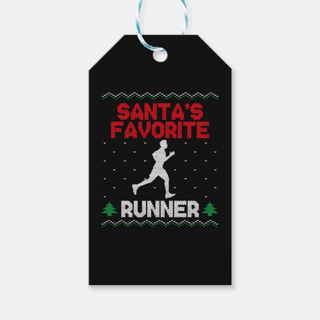 Köra Springer Halva Marathon Ugly Presentetikett (Framsidan)