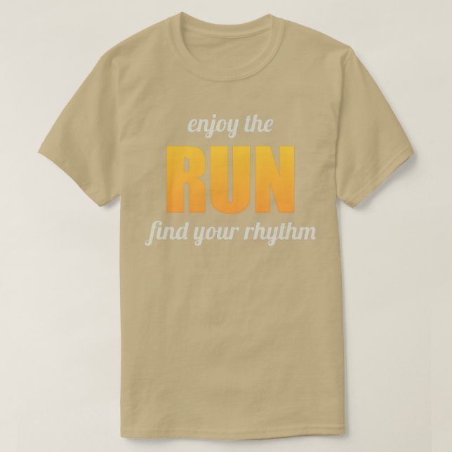 Köra Springer Marathon Motivational Gift T Shirt (Design framsida)