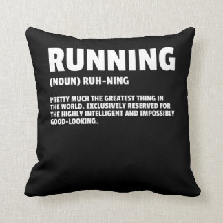 Köra Springerna Funny Definition Funny 5k Marathon Kudde
