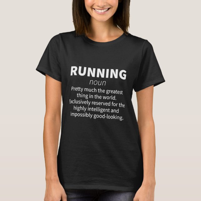 Köra Springerna Funny Definition Funny 5k Marathon T Shirt (Framsida)