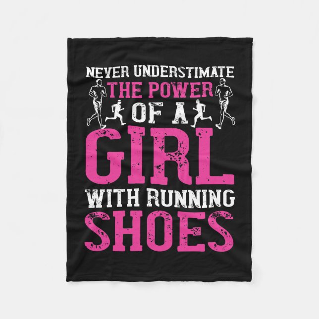 Köra - underskatta aldrig mästare fleecefilt (Framsidan)