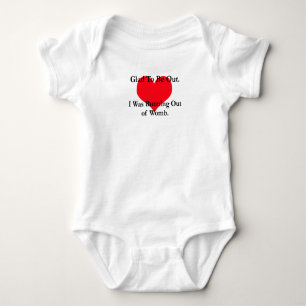Köra ut Womb Funny Babys första teve T Shirt