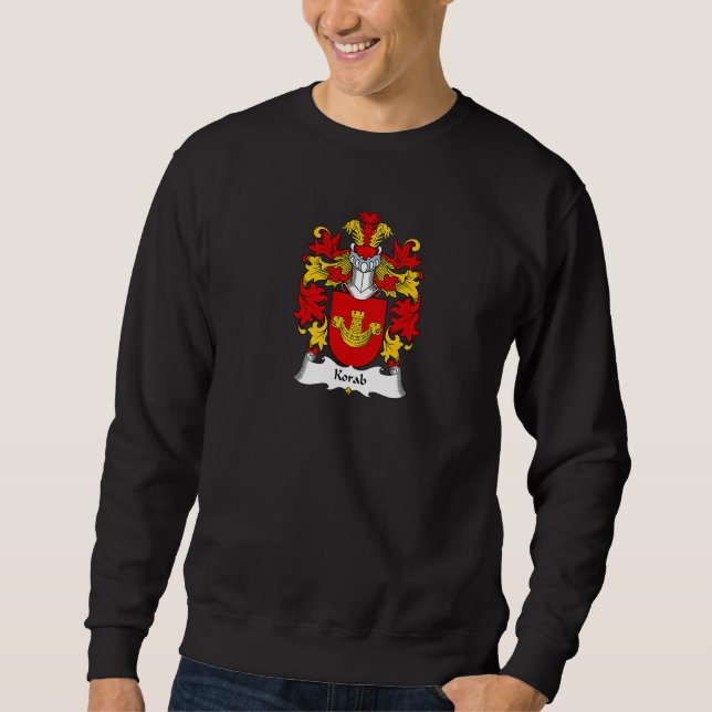 Korab Jackar Arm Family Crest Lång Ärmad Tröja (Framsida)