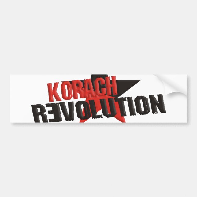 Korach Revolution Bildekal (Framsidan)