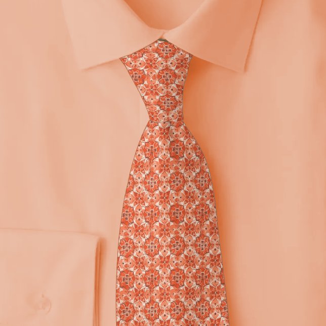 Koral Arabesk Geometrisk Slips (Skapare uppladdad)