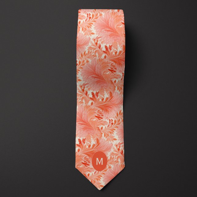 Koral Botanisk Monogram Slips (Skapare uppladdad)