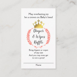 Koral Christian DIAPER WIPES RAFFLE-Kortet Tilläggskort