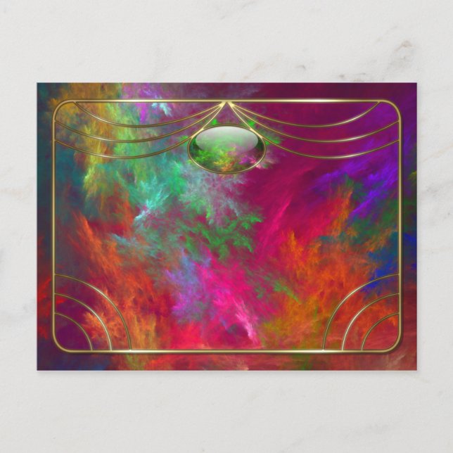 Koral Djup Postkort Vykort (Framsida)