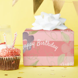 Koral Fliral Patterned Presentpapper