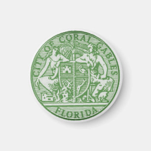 Koral Gables försegling, Florida Magnet