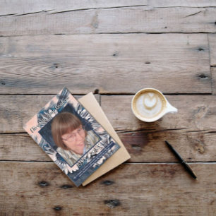 Koral och blå solroskonst   Foto   begravning Program