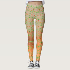 Koral och tejp, mönster leggings