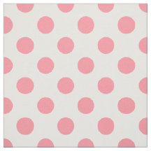 Koral och vitt polka dots