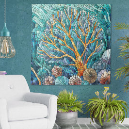 Koral Reef mosaic art