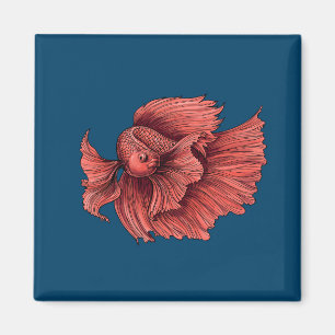 Koral Siamese-fisk Magnet