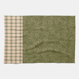 Koralisera och lägga in kökshanddukar