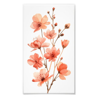 KoraljBlomsterdrömmar Fototryck