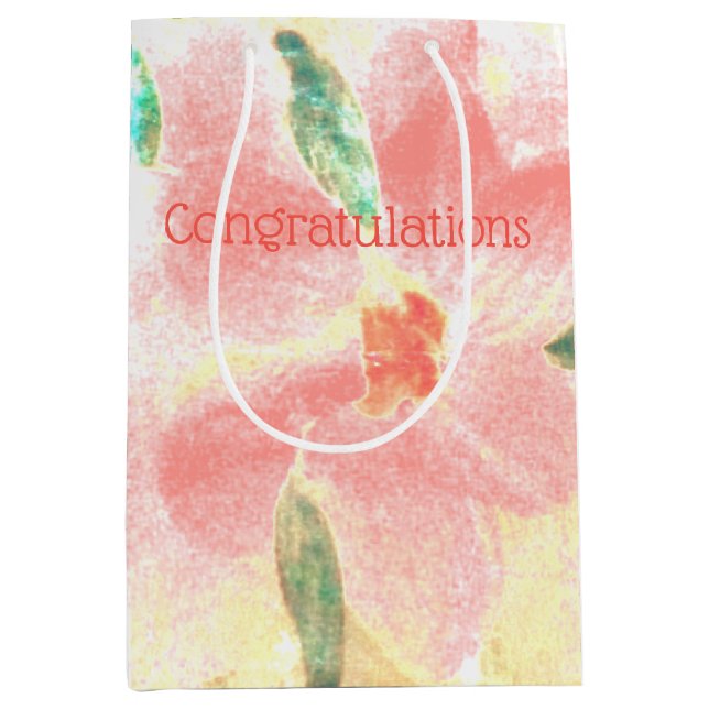 Korall Blommigt med Gult (Framsidan)