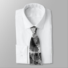 Korall med svart och vit färg runt kudde slips