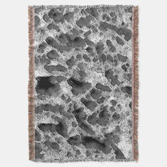 Korall med svart och vitt färg filt (Framsidan Vertikal)