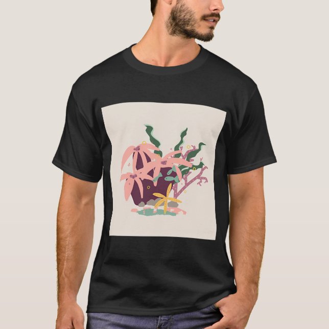 Korall och fiskar t shirt (Framsida)