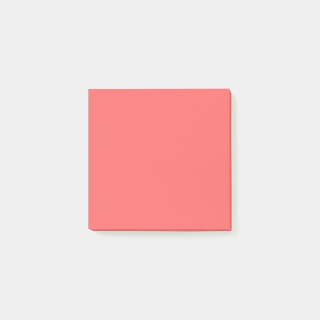 Korall Snyggt Stationery Post-it Block (Framsida)