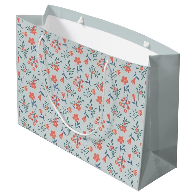 Korallängd Blommönster (Baksidan Vinklad)