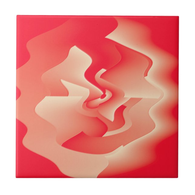 korallblomma kakelplatta (Framsidan)