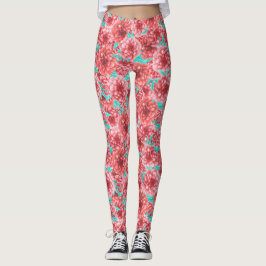 KorallBlommönster Leggings