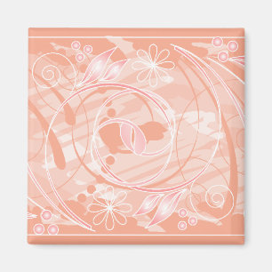 korallblommor magnet