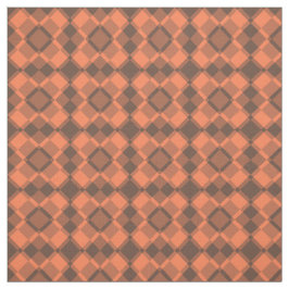 Korallbrun Rutig Argyle Mönster Tyg
