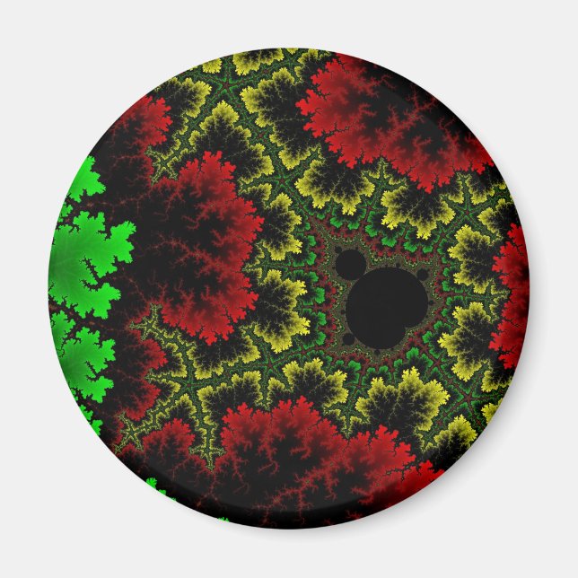 Korallcollage Magnet (Framsidan)
