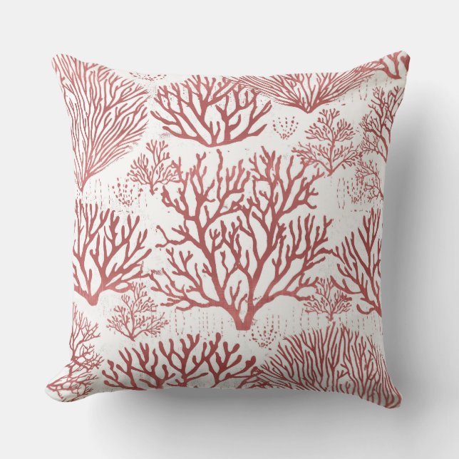 Koralldekorfärg Kudde (Framsida)