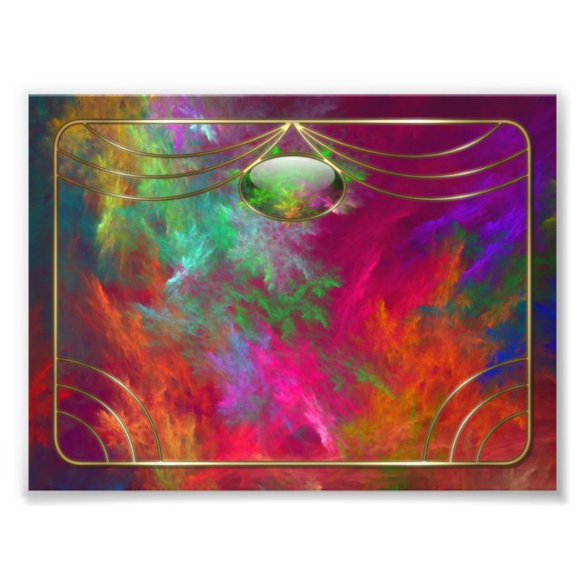 Koralldjup Fotoutskrift Fototryck (Framsidan)