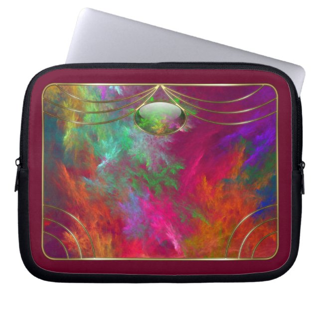 Koralldjup Laptop sleeve (Framsidan)
