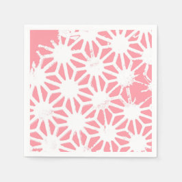 Korallgeometrisk mönster pappersservett