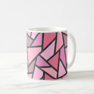 Korallglasets nedfläckad mönster kaffemugg