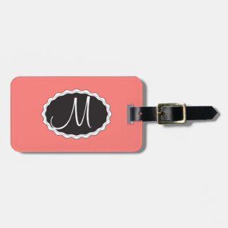 Korallkorallbagage hänger lös märkremallen bagagebricka