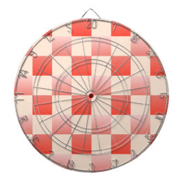 Korallpersienfärgad övertoning har kontrollerats darttavla