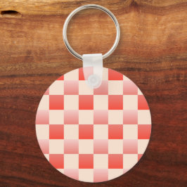 Korallpersienfärgad övertoning har kontrollerats nyckelring