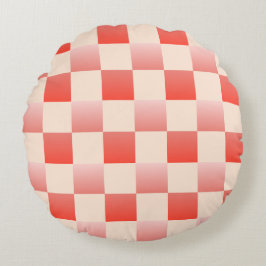 Korallpersienfärgad övertoning har kontrollerats rund kudde