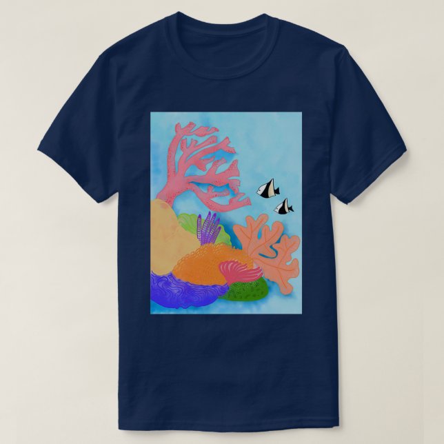 Korallrev 3 t shirt (Design framsida)