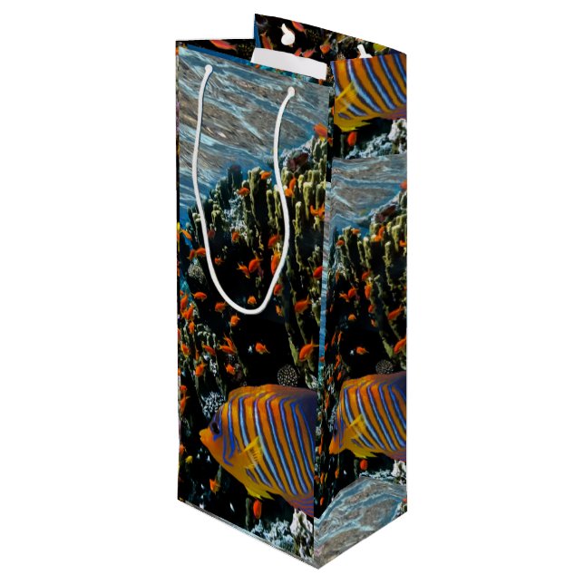 Korallrev med brandgals- och exotiskt fiske (Baksidan Vinklad)