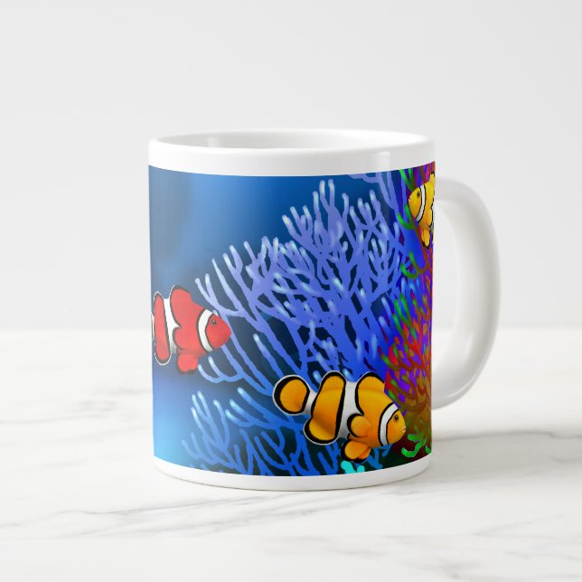 Korallrev Percula Clownfish Specials Mugg Jumbo Mugg (Framsida höger)