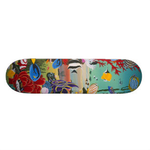 Korallrev Skateboard Bräda 20 Cm