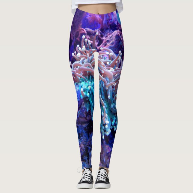 korallrevDAMASKER Leggings (Framsida)
