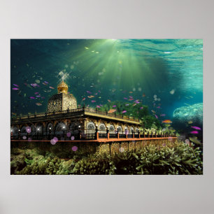 Korallrevens tempel - Poster